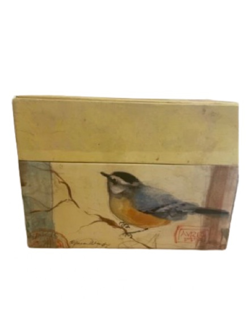 Lang Recipe Box Decorative Bird Theme